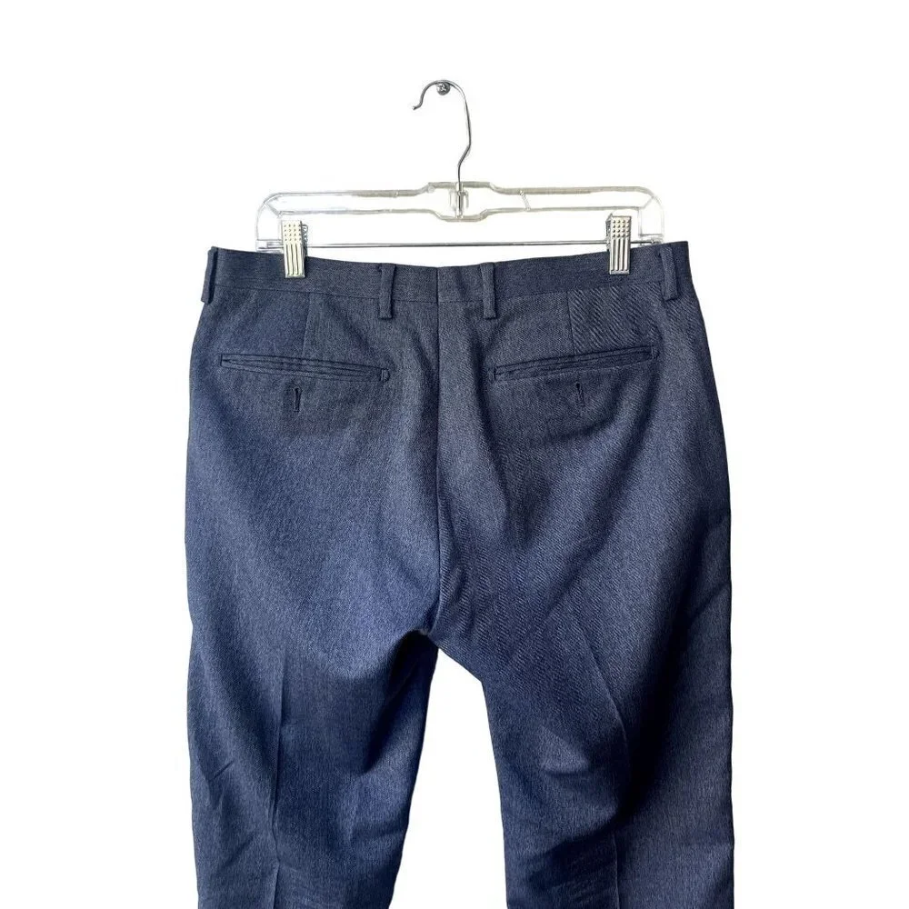 Banana Republic Dress Wool Size 31X30 Modern Slim‎ Navy Blue Gray Pants